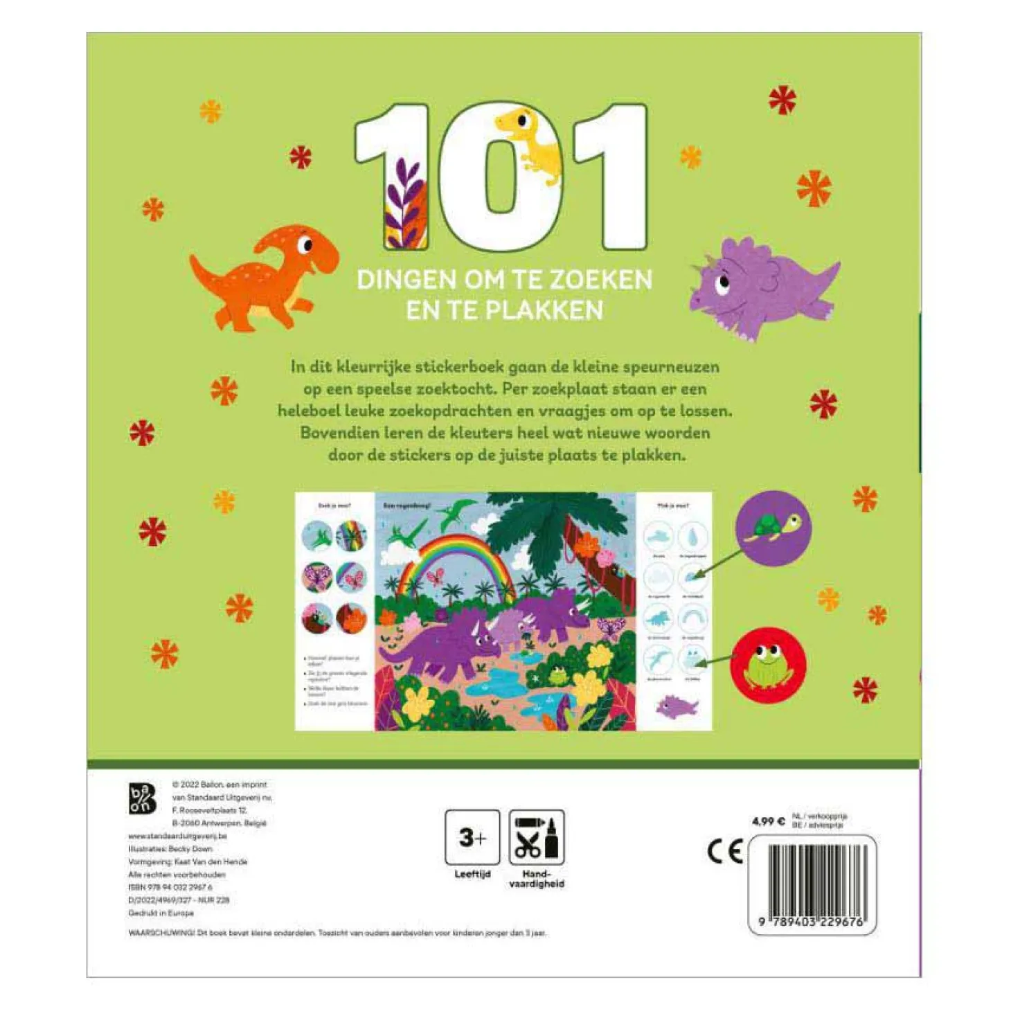 101 dingen om te zoeken en te plakken - Dino's