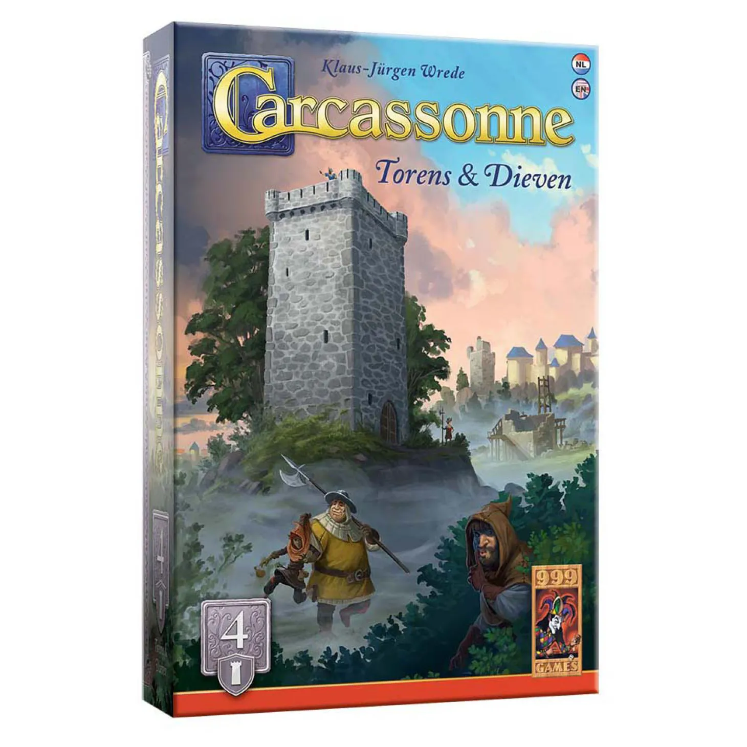 999 Games Carcassonne Torens & Dieven Uitbreiding