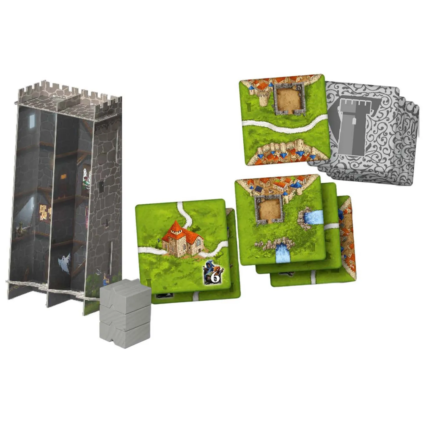 999 Games Carcassonne Torens & Dieven Uitbreiding