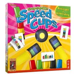 999 Games Stapelgekke Speed Cups Actiespel, 6 Spelers