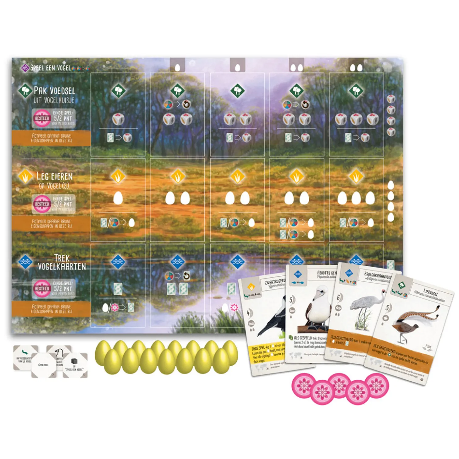 999 Games Wingspan uitbreiding: Oceanie Bordspel