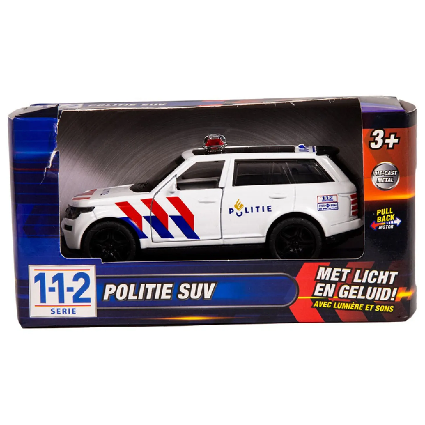 112 Politie Auto SUV 1:36 met Licht en Geluid