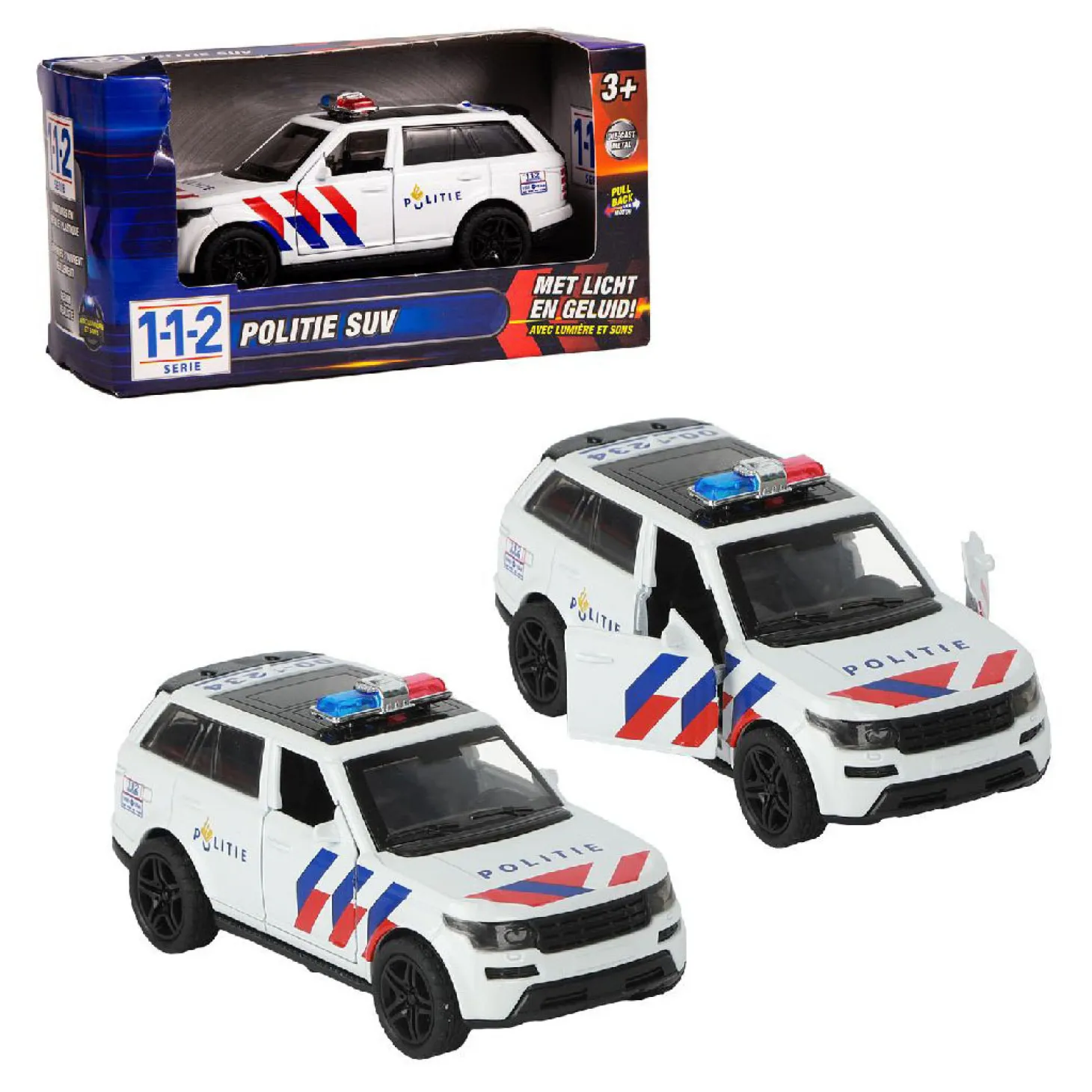 112 Politie Auto SUV 1:36 met Licht en Geluid