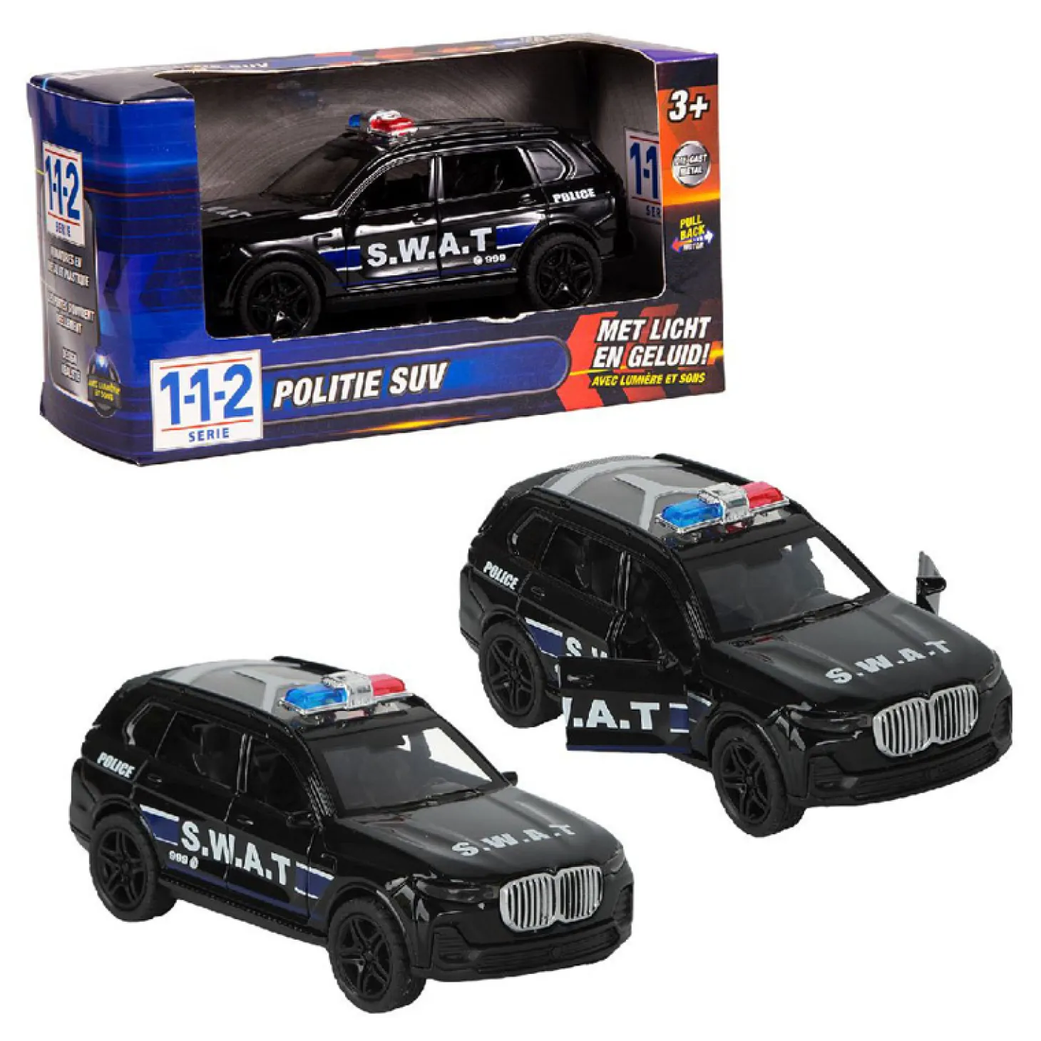 112 S.W.A.T. Auto 1:36 met Licht en Geluid