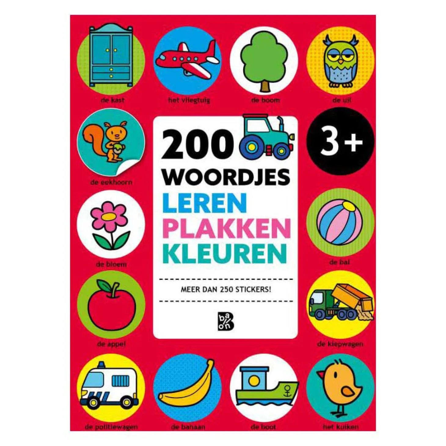 200 Woordjes Leren, Plakken en Kleuren