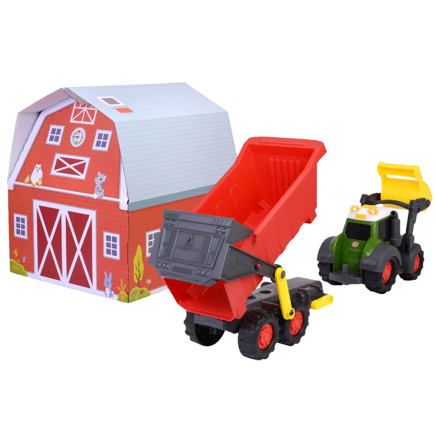 ABC Fendti Tractor met Aanhanger en Boerderij