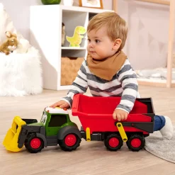 ABC Fendti Tractor met Aanhanger en Boerderij