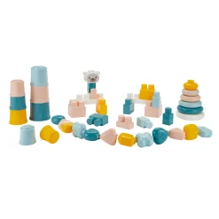 Abrick Babyspeelgoed 4in1 Speelset in Opbergbox, 41dlg.