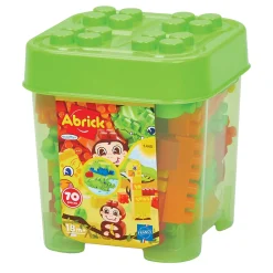 Abrick Bouwblokken Jungle in Opbergbox - 70dlg.
