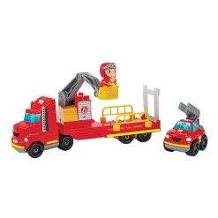 Abrick Brandweerwagen met Brandweerauto