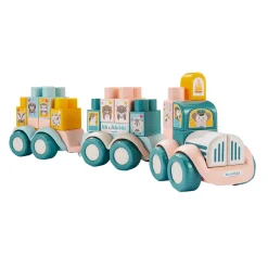 Abrick Dierentrein met Bouwblokken, 51dlg.