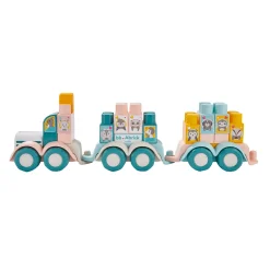 Abrick Dierentrein met Bouwblokken, 51dlg.