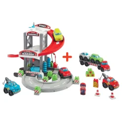 Abrick Garage met Transporter en Auto's