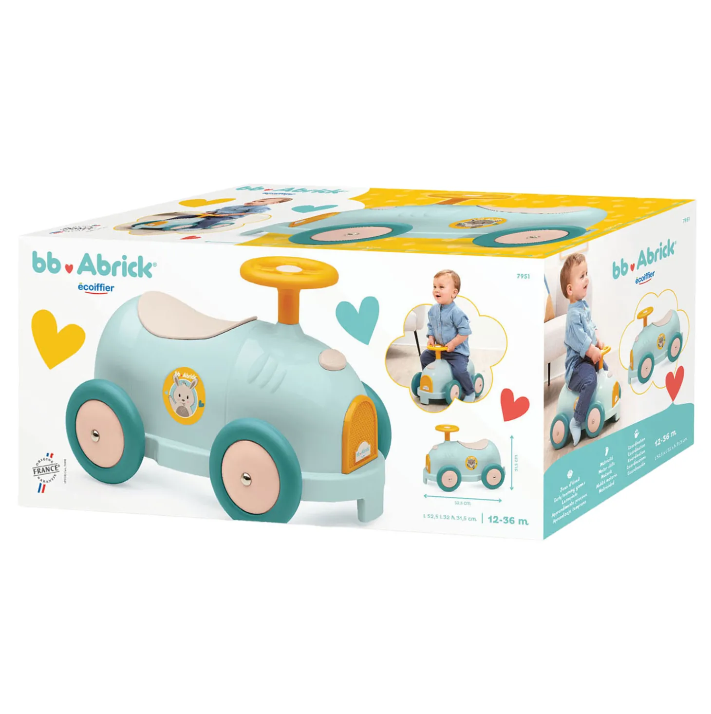 Abrick Loopauto Konijn