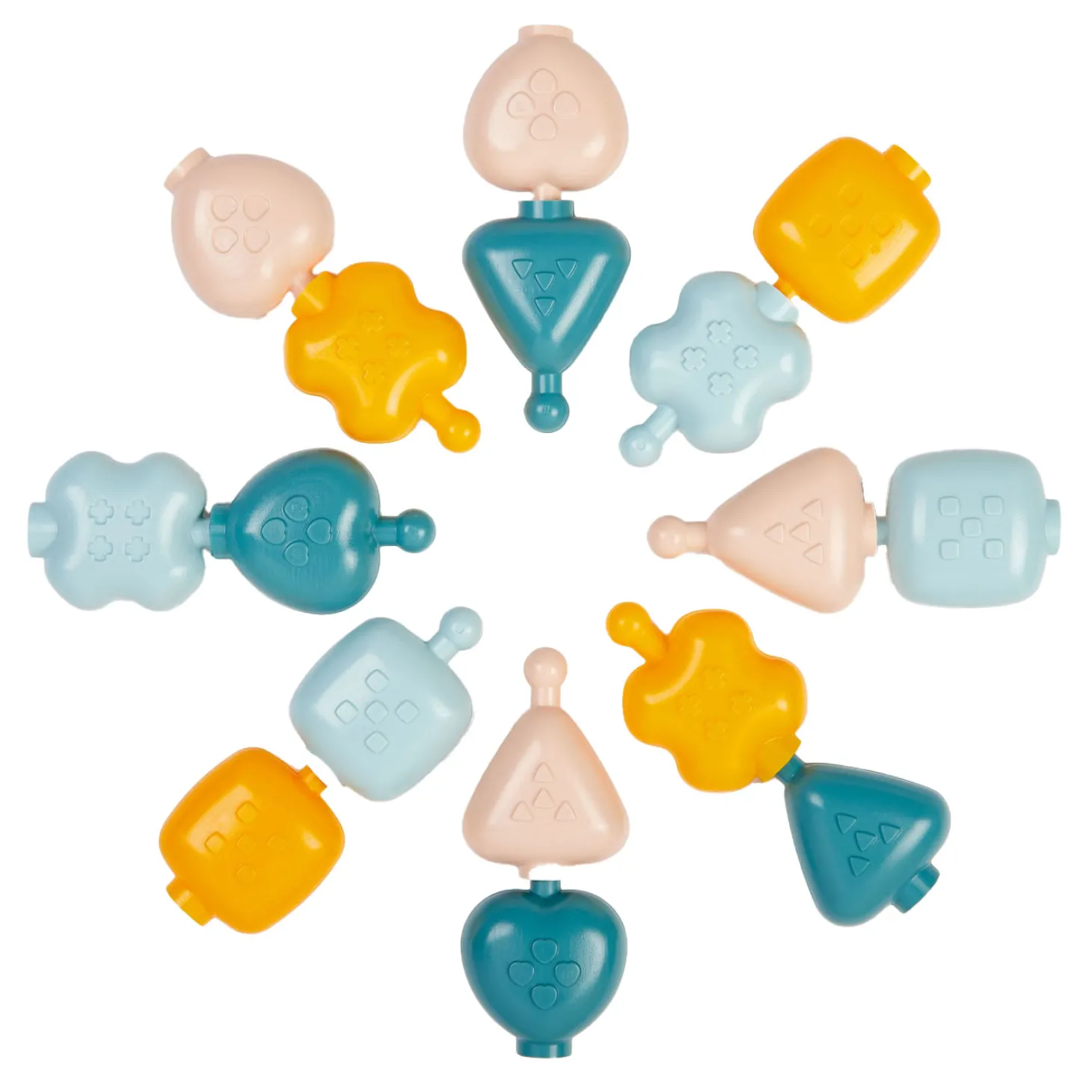 Abrick Motoriekkralen Bouwspeelset, 16dlg.