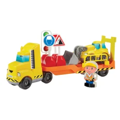 Abrick Vrachtwagen met Graafmachine