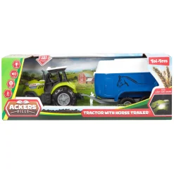 Ackers Ville Tractor en Trailer met Licht en Geluid, 10cm