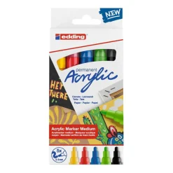 Acrylmarker Edding Basis, 5st.