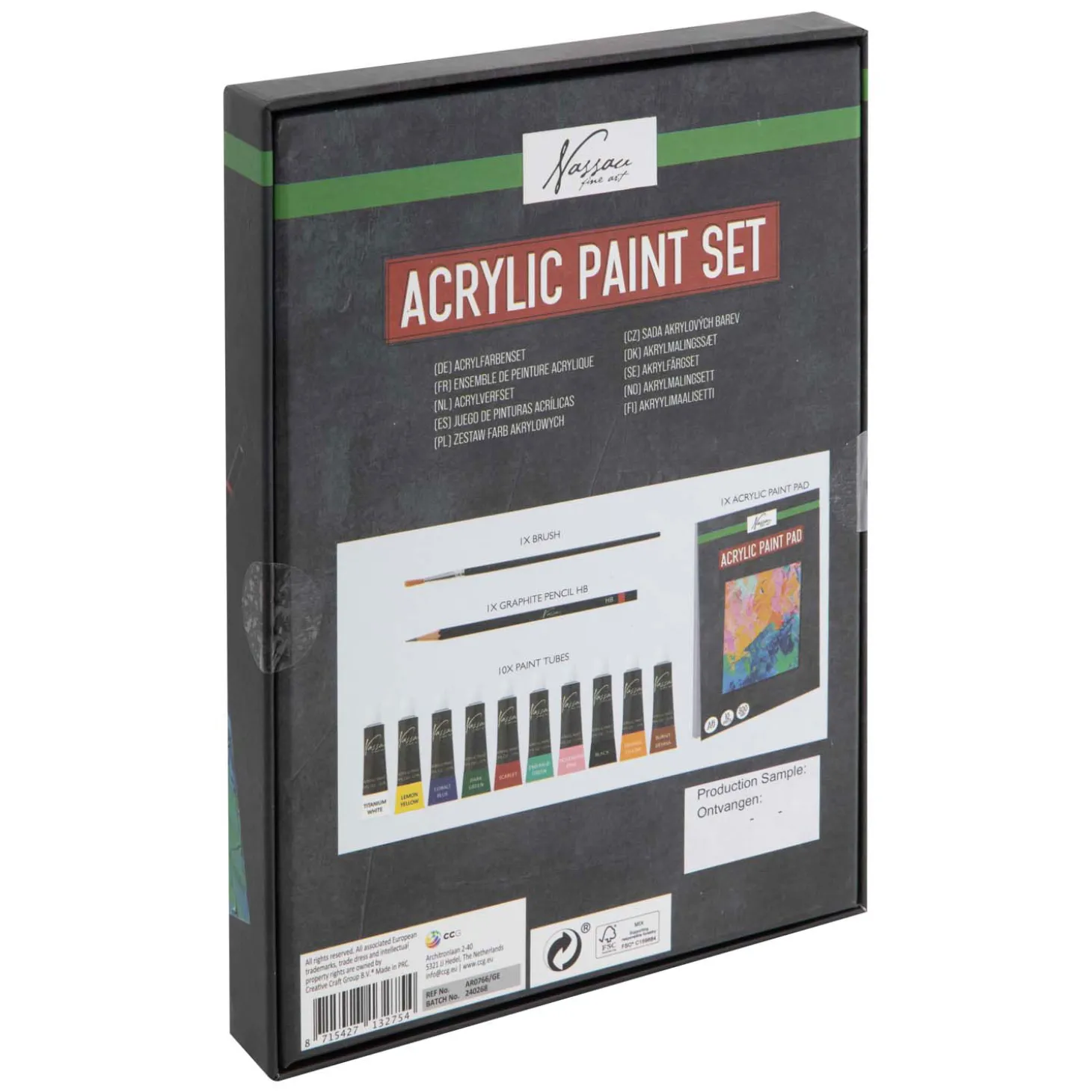 Acrylverf Box, 13dlg.