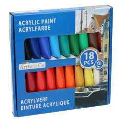 Acrylverf, 18dlg.