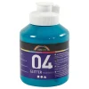 Acrylverf Glitter voor Kinderen - Turquoise, 500ml
