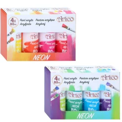 Acrylverf Neon, 4dlg.