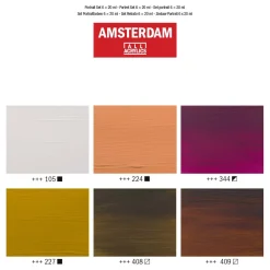 Amsterdam Standard Series Acrylverf Portret Set 20ml, 6dlg.