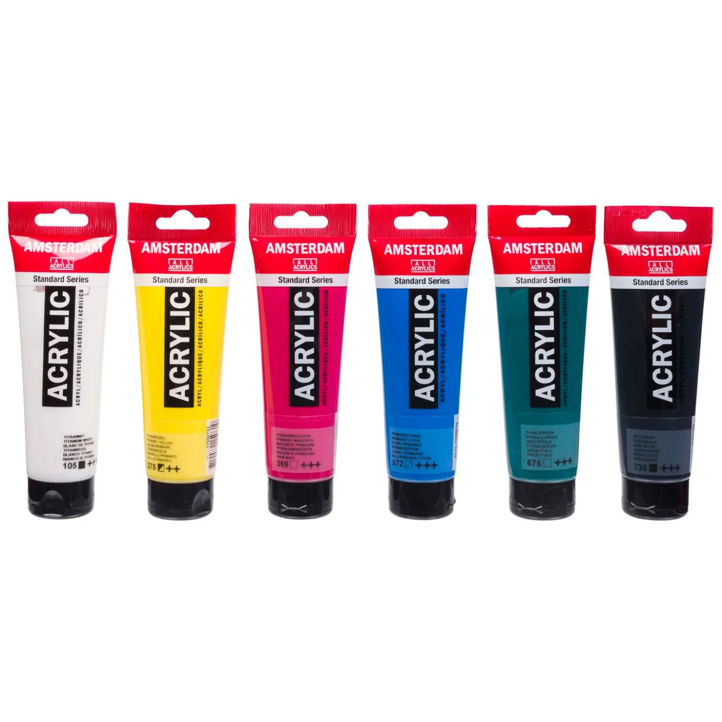 Amsterdam Standard Series Acrylverf Educatie Set 120ml, 6dlg.