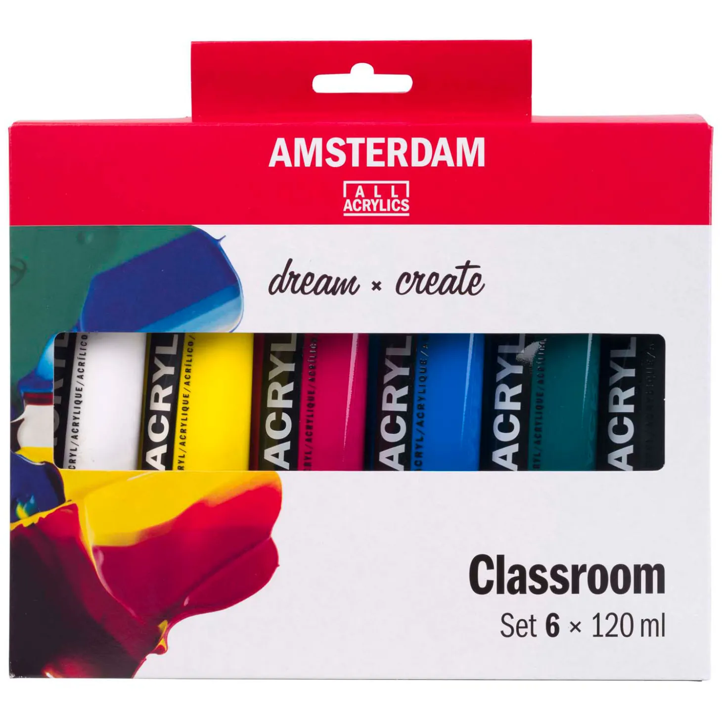 Amsterdam Standard Series Acrylverf Educatie Set 120ml, 6dlg.