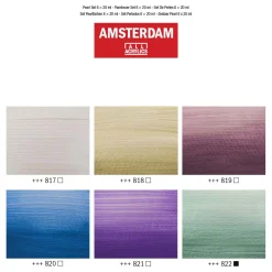 Amsterdam Standard Series Acrylverf Parelmoer Set 20ml, 6dlg.