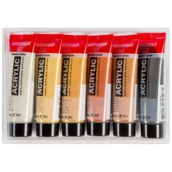 Amsterdam Standard Series Acrylverf Metallic Set 20ml, 6dlg.