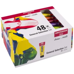 Amsterdam Standard Series Acrylverf Algemene Selectie Set 20ml, 48dlg.