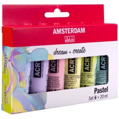 Amsterdam Standard Series Acrylverf Pastel Set 20ml, 6dlg.
