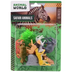 Animal World - Wilde Dieren Speelset, 10dlg.