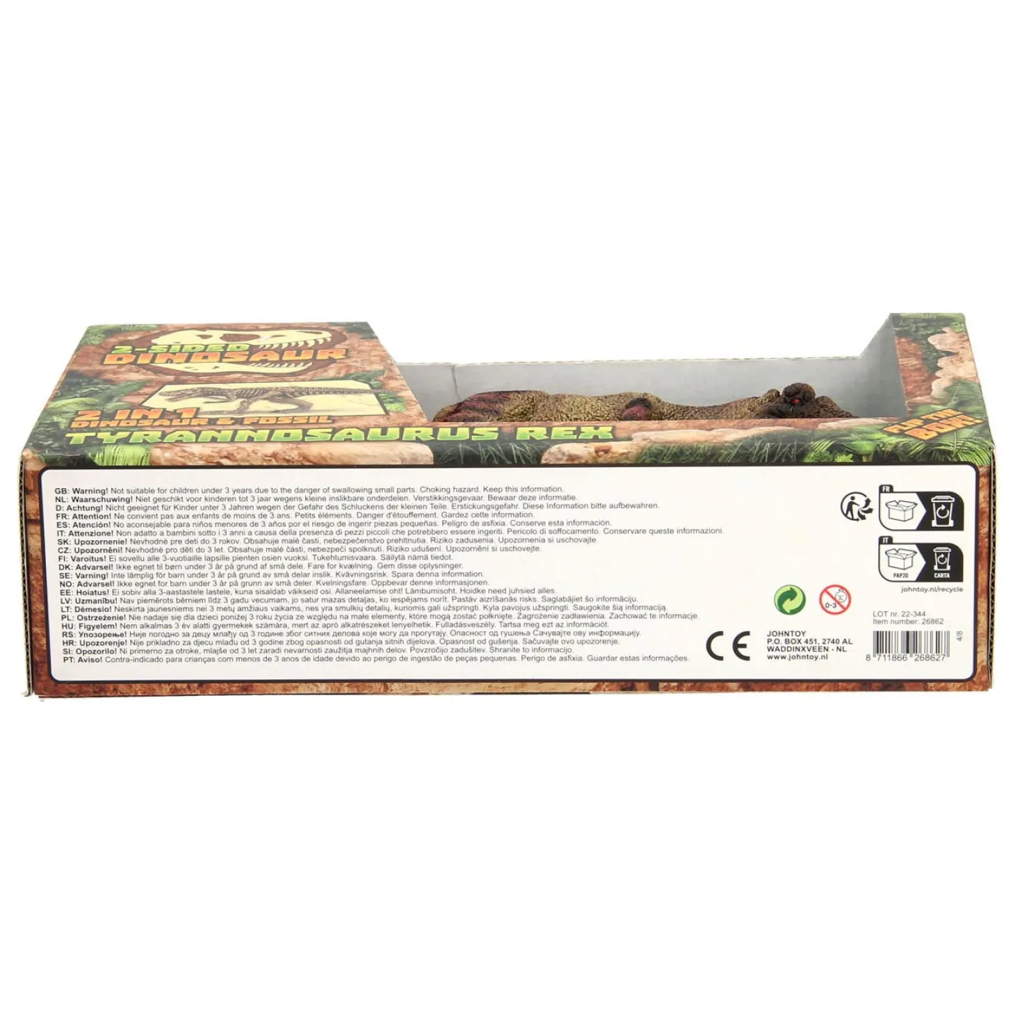 Animal World Tweezijdige Dino XL - Tyrannosaurus Rex