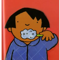 Anna poetst haar tanden