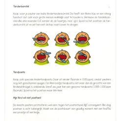 Anna poetst haar tanden