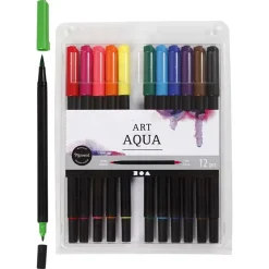 Aquarel Marker Standaard Kleuren, 12st.