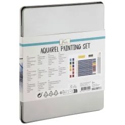 Aquarel Verfset in Tinnen Box, 28dlg