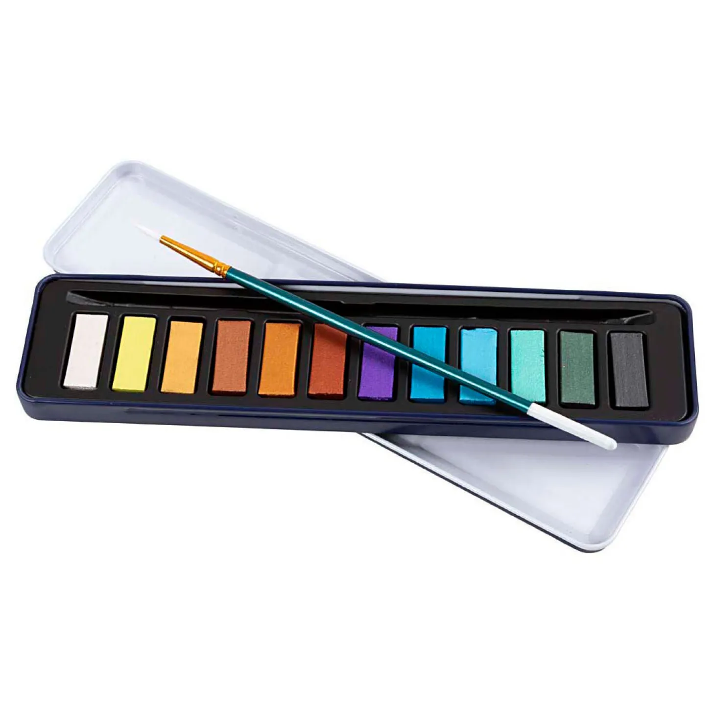 Aquarelset Metallic Kleuren - 12 Kleuren