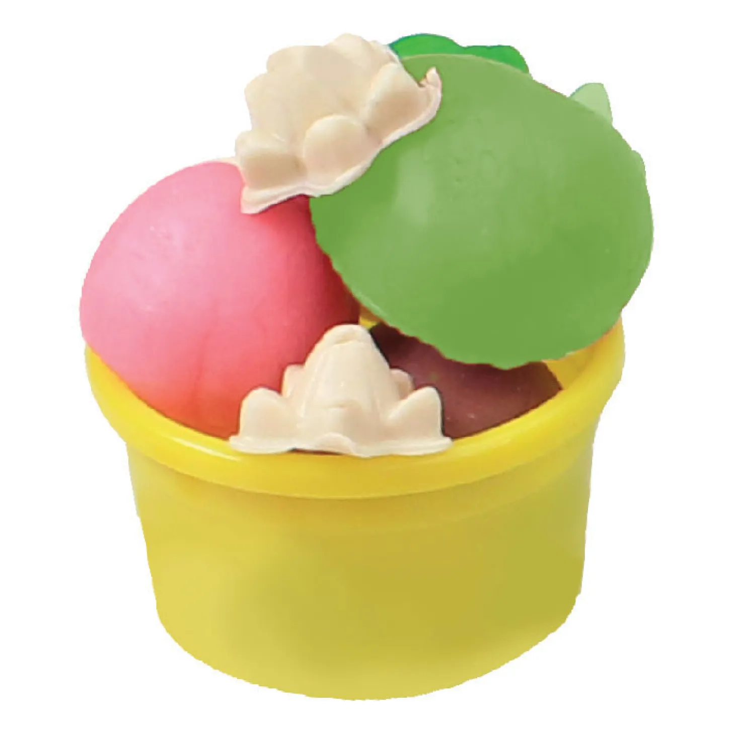 Art & Fun Fruitmand Kleiset - 5 Kleipotjes