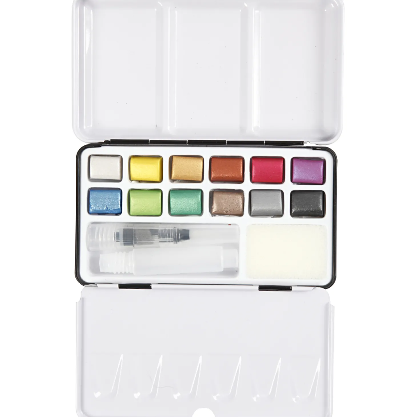 Art Aqua Aquarelverf Metallic, 12 Kleuren