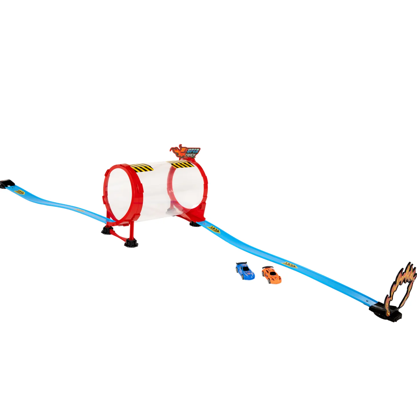 Auto Racebaan Set Koker Duel, 19dlg.