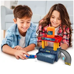 Auto Wasserette met Kleurveranderende Auto