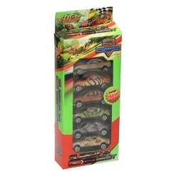 Autoset Dierenprint, 6st.