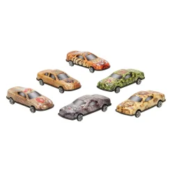 Autoset Dierenprint, 6st.