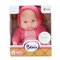 Baby Beau Babypopje met Slaapmuts