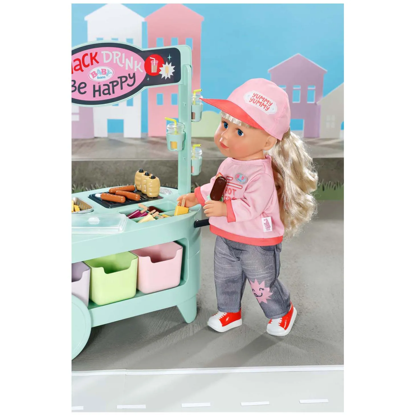 BABY born Eetkraam met Wielen, 25dlg.