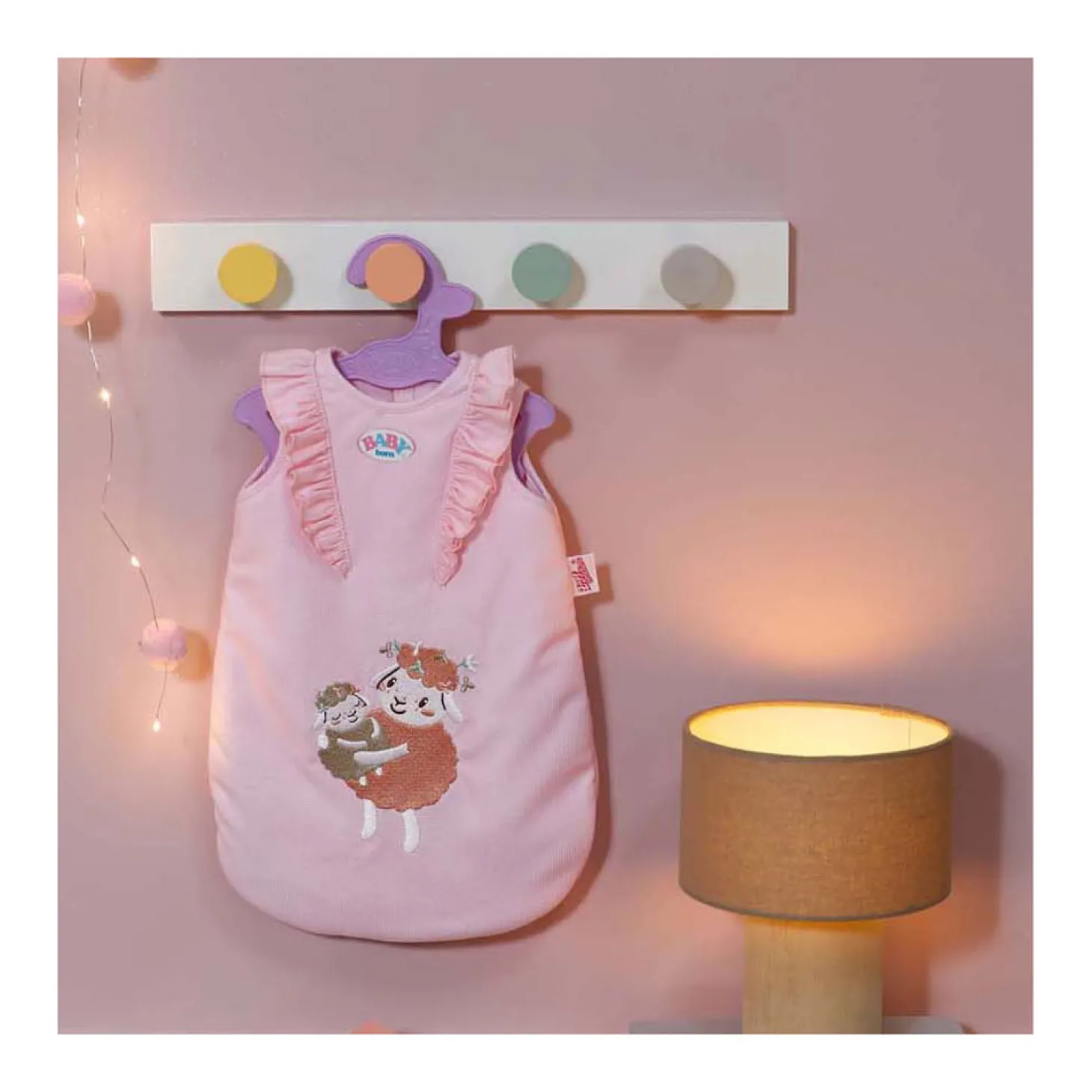 BABY born Poppenslaapzak Roze