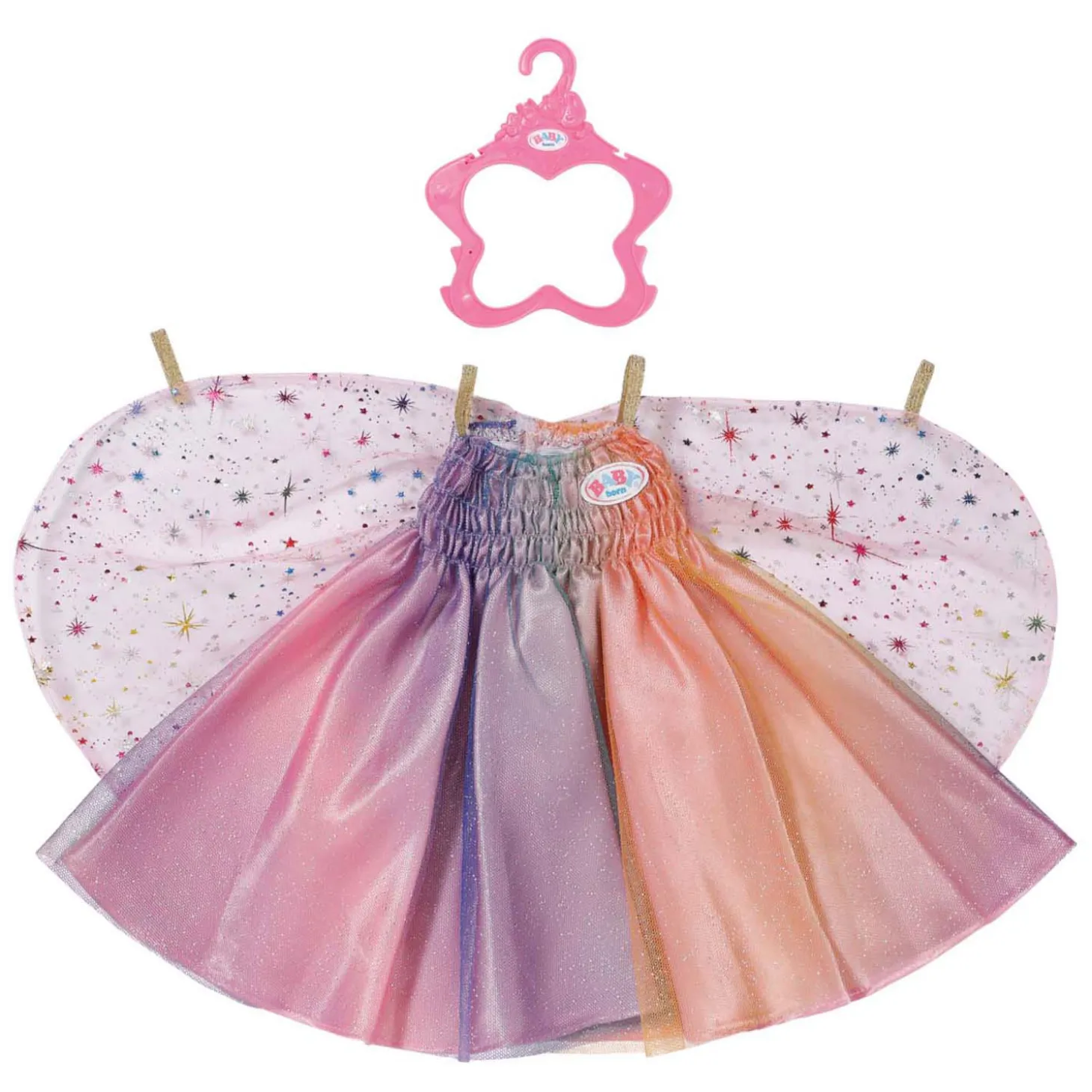 BABY born Regenboog Jurk, 43cm